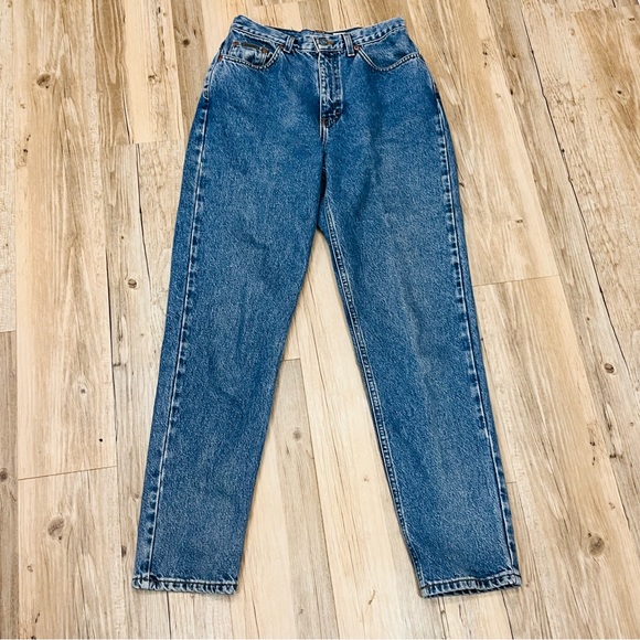 calvin klein Women’s Vintage 90s CHIC High Rise Tapered Jeans size 10 fi… - Picture 8 of 14